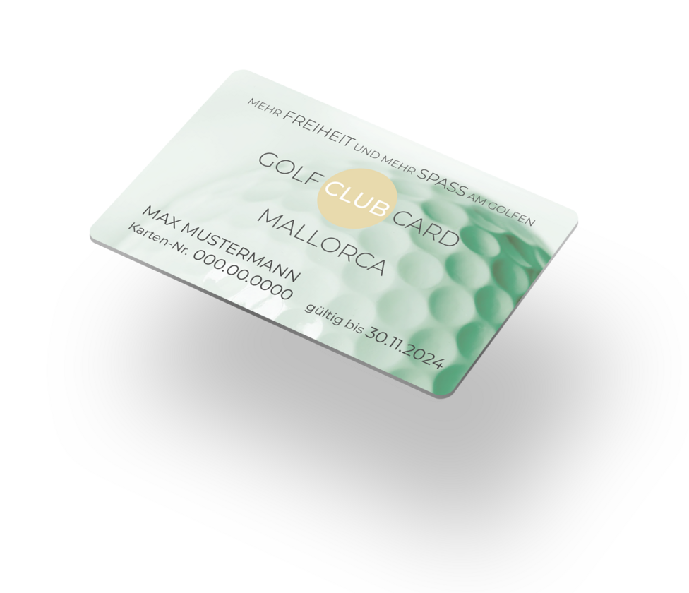 GOLF CLUB CARD Mallorca